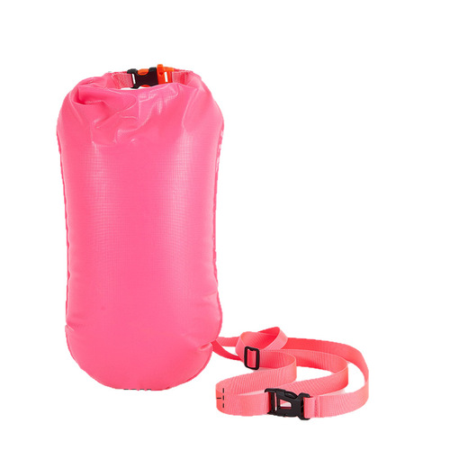 Swimming floatation bag anti-drowning outdoor follow-me inflatable life-saving wrapper follow-me buoy