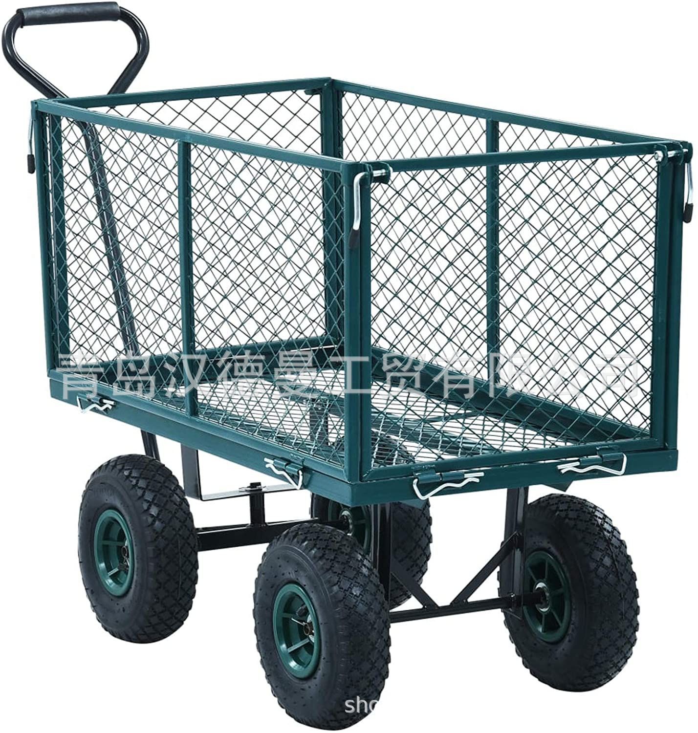 加高围栏工具车  围栏可拆卸多用途工具车