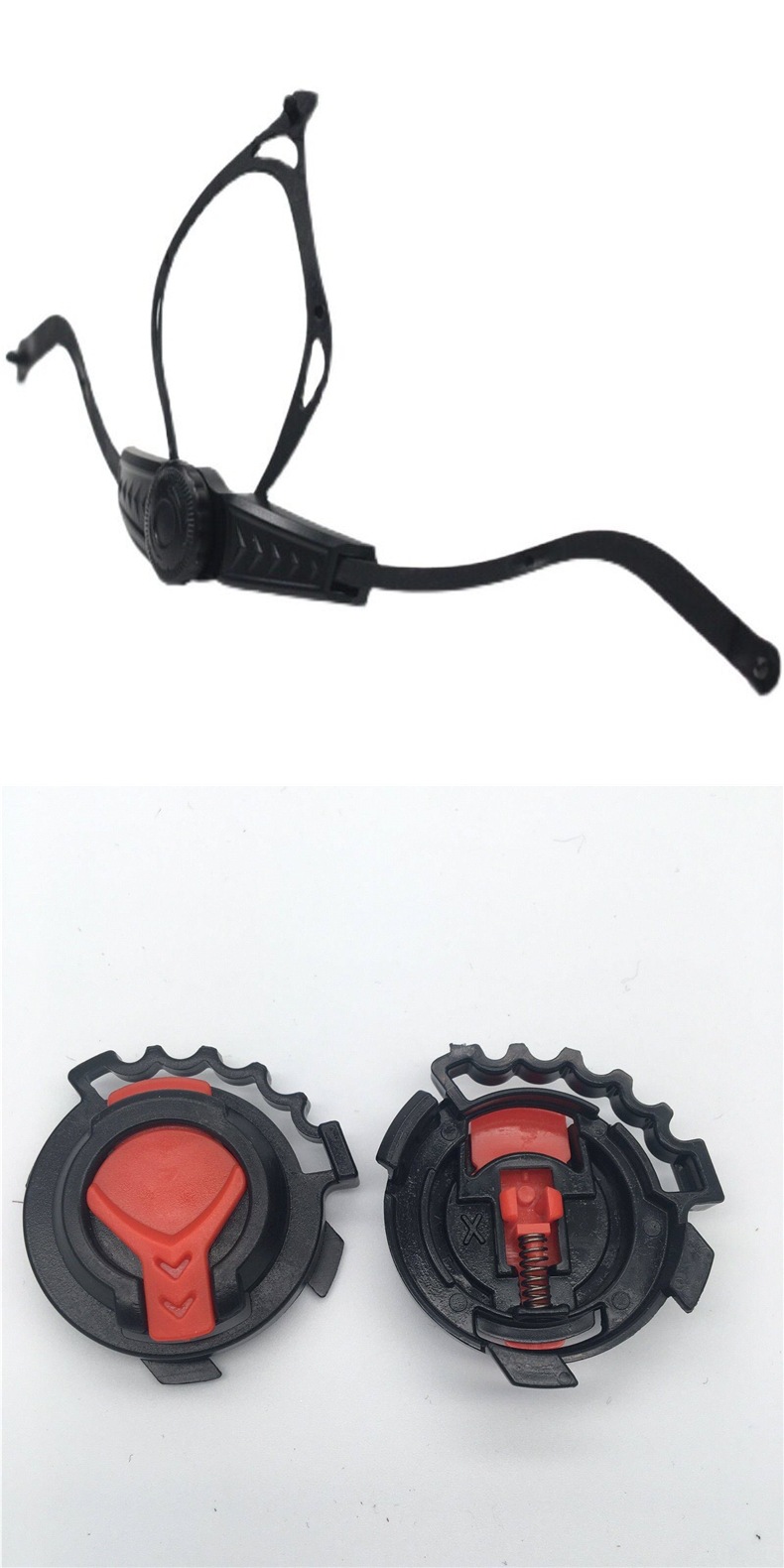 Electric Vehicle Helmet Accessories Chin Buckle Clip Fixed Cover Bunny Ears Contact Customer Service for More