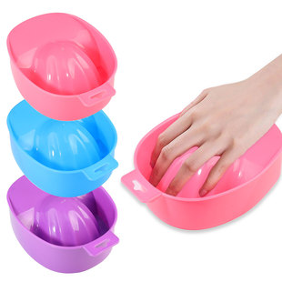 Nail Art Supplies Tool Dead Skin Cleaning Software Care Bowl Nail Hand Corneous Single and Double Layer Bubble Hand Bowl 3 Colors