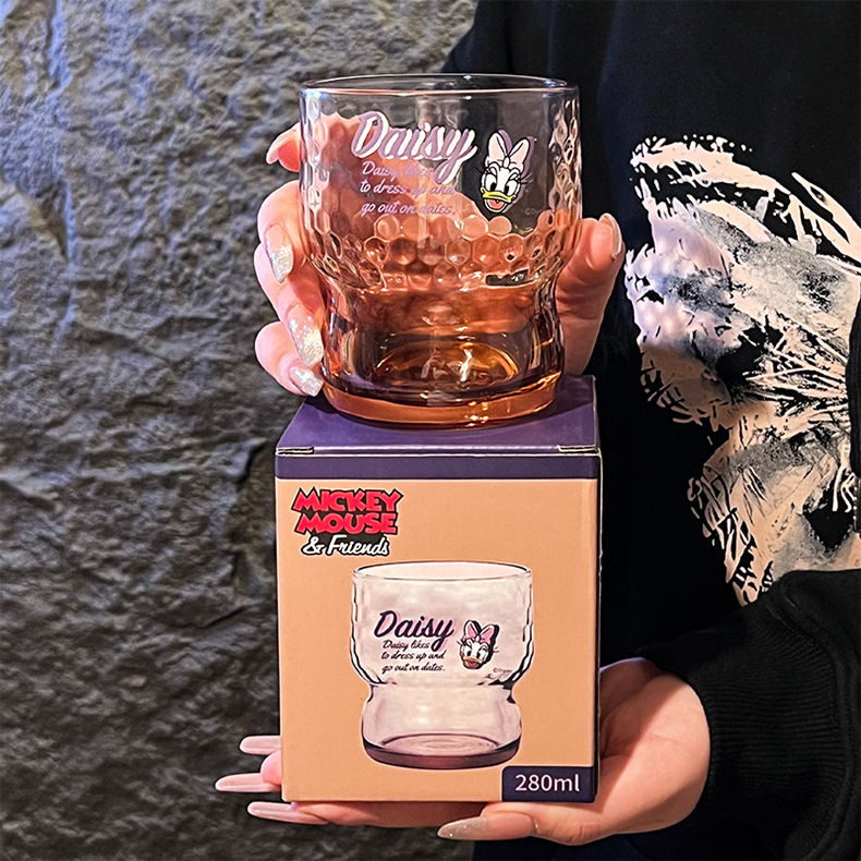 Nuevo tipo de taza de vidrio caja de regalo martillo retrógrado taza de agua potable taza de jugo taza de vidrio taza de moda taza transparente