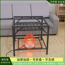 烤火桌可折叠烤火架取暖桌子多功能正方形四方娱乐冬天烤加厚全套