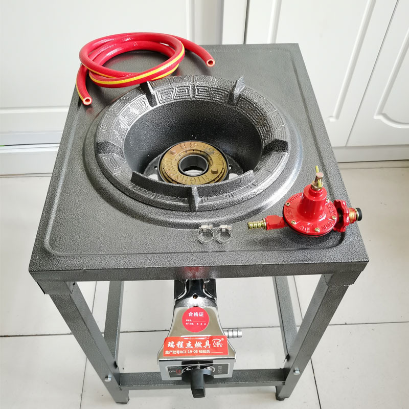 Estufa de fuego feroz Estufa de rejilla de gas natural de gas licuado comercial Estufa individual de gas Estufa de ahorro de energía doméstica de alta presión para restaurantes