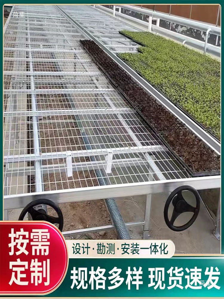 移动苗床温室大棚育苗床热镀锌网片不锈钢农业花苗绿植物培育苗床