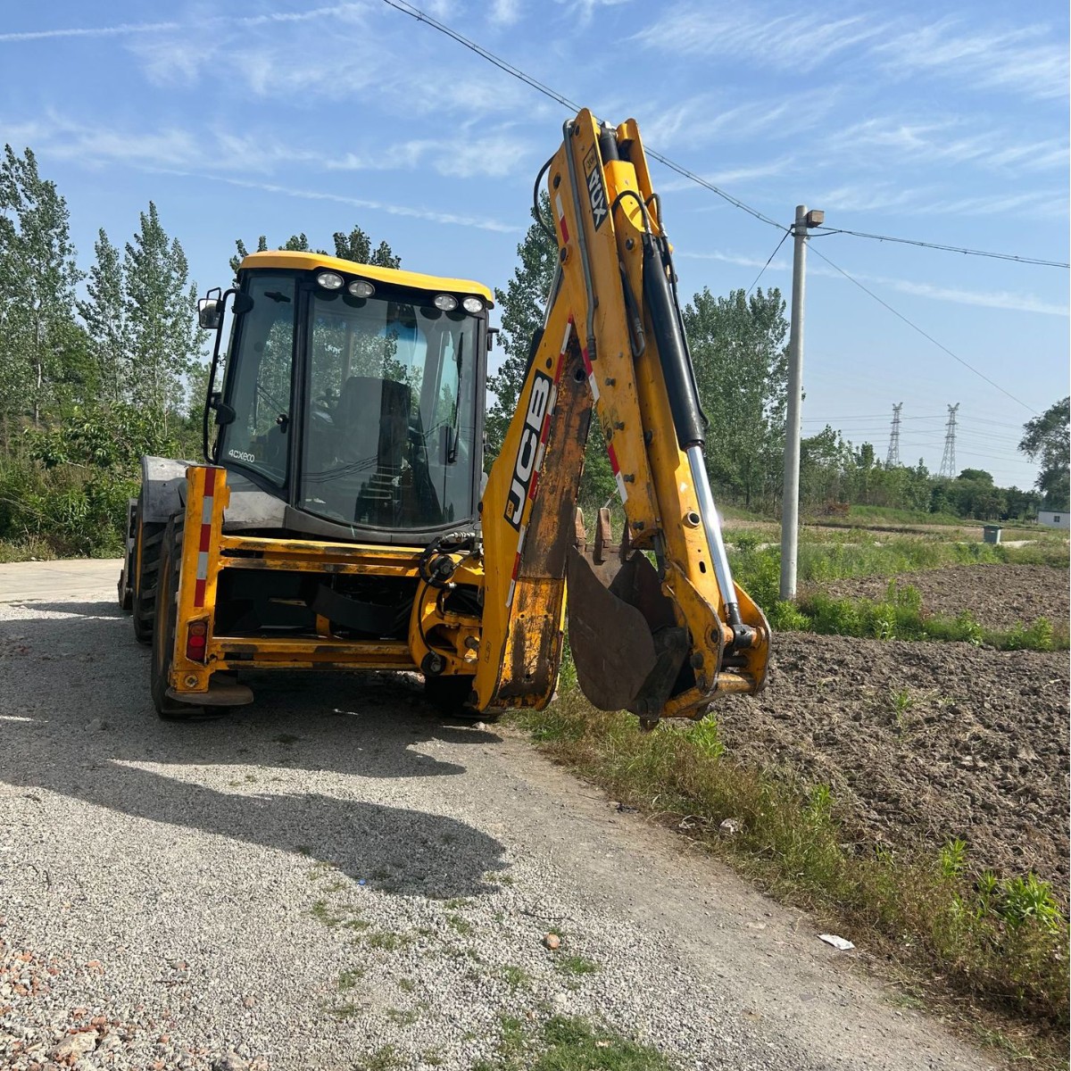 出售二手JCB4CXexo挖掘装载机 两头忙 搭载JCB444T2发动机