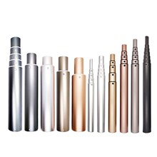 6063铝圆管冲孔 6061铝管折弯 焊接铝型材 铝合金伸缩杆扩口 缩口