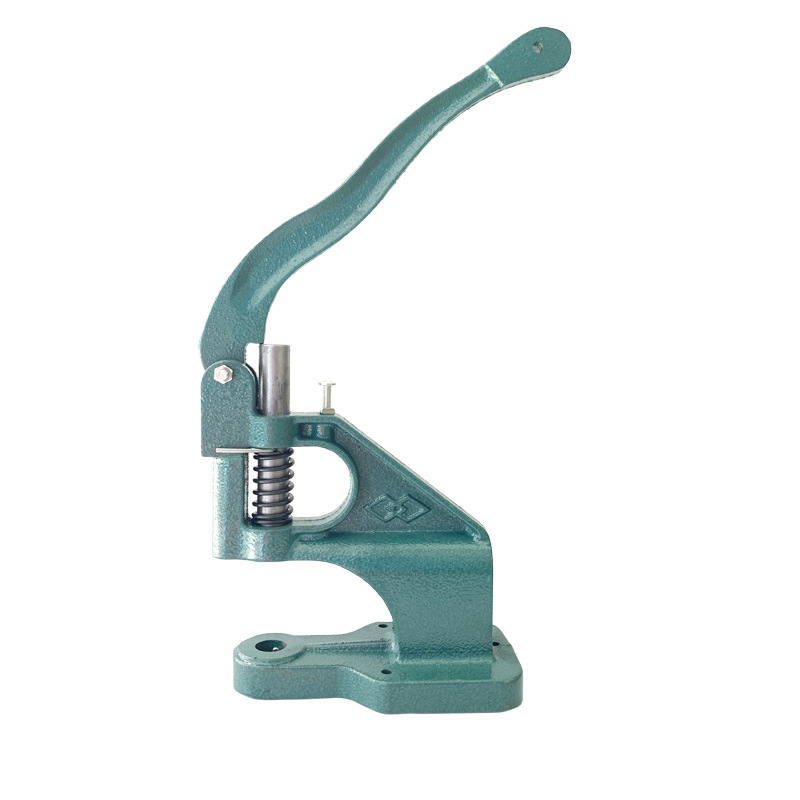 Máquina de hebilla Remache Herramienta de instalación de hebilla de ojo de aire Bolsa de mano Hebilla de ojo de pollo de cobre Máquina de hebilla de prensa manual