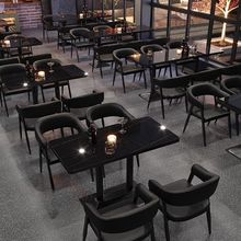 酒吧卡座沙发烧烤奶茶店露营风清吧音乐餐吧小酒馆咖啡厅桌椅组合