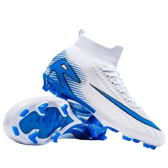 Nuevos zapatos de fútbol de alto nivel, estudiantes juveniles, zapatos de entrenamiento antideslizantes de césped al aire libre, zapatos de fútbol de clavos cortos para hombres y mujeres