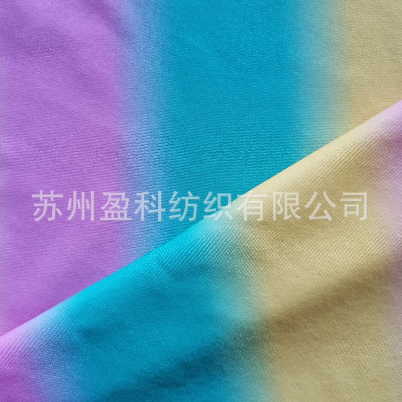 厂家现货直供100d+40d四面弹印花面料 衬衣弹力面料 外贸订单品质