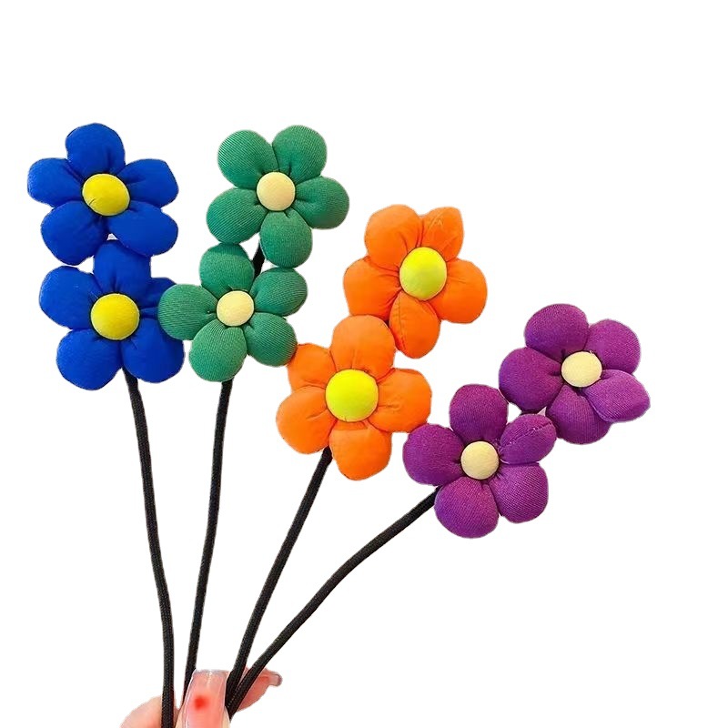 De los niños updo artefacto perezoso doble flor updo Rod bola cabeza pelo rizador de la muchacha headwear nuevos accesorios para el cabello de la muchacha