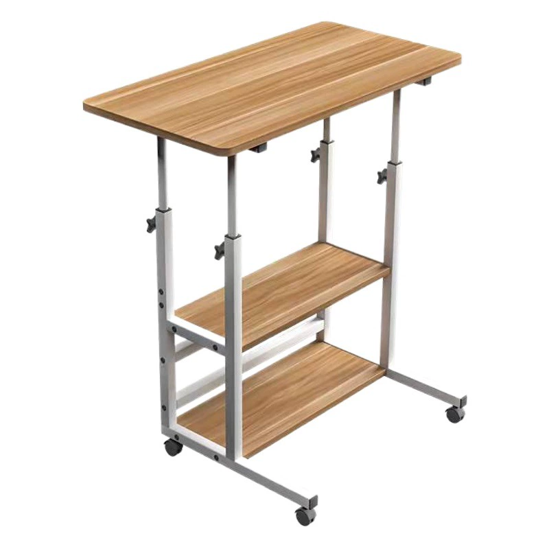 Прикроватная тумбочка, передвижной подъемный компьютерный стол, обеденный стол, стол для студенческой комнаты, общежития, домашнего кабинета, письменный стол, подъемный стол