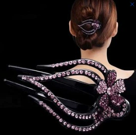 Three-toothed clip-Taoxin Purple