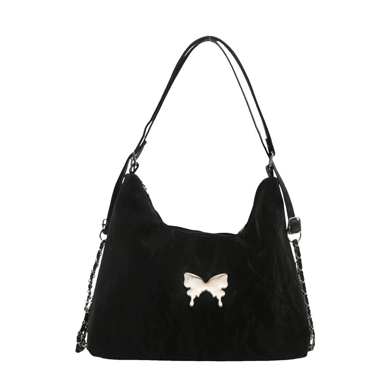 Autumn shoulder bag, capacious backpack, one-shoulder bag, western style