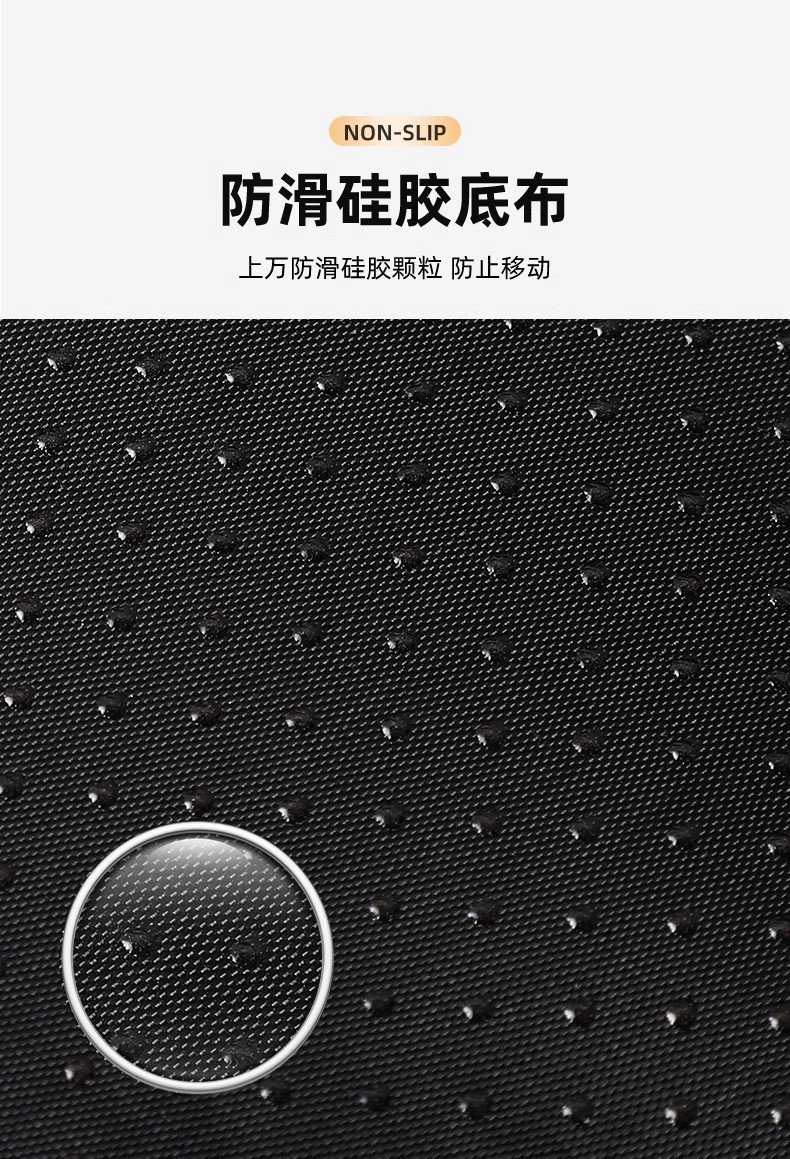 Amazon cross-border car armrest box pad water corrugated nappa leather armrest box booster pad factory direct universal