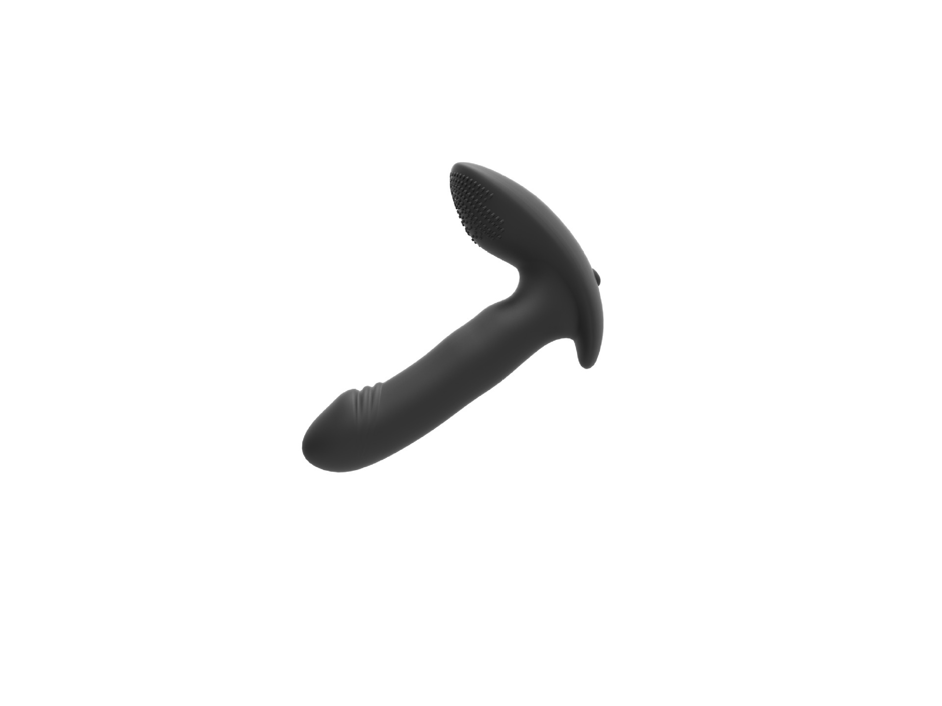 Vibrating G-spot Prostate Massager, Silicone Body, Rose Red — detail image 5
