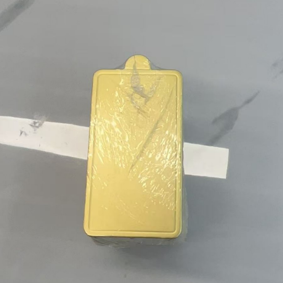 Fabricante al por mayor almohadilla de mousse desechable redonda oro mini pastel de queso pequeño cartón de oro placa de pastel