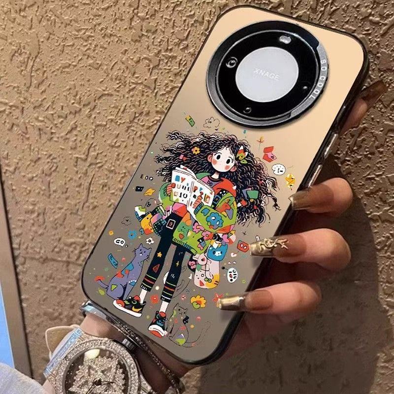 Funda para teléfono móvil de chica de moda para funda para teléfono móvil Huawei mate60pro P70 nuevo Honor 100nova1 2/11