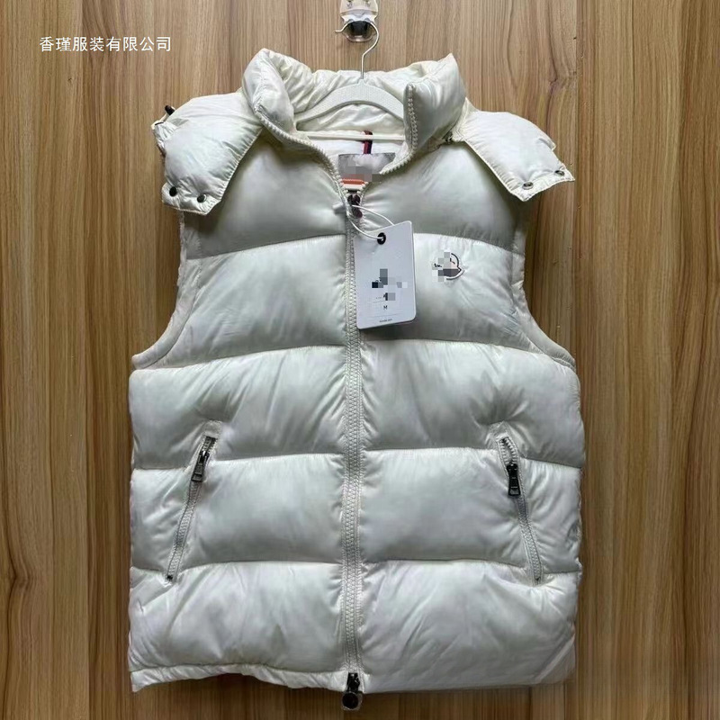 2026 Autumn/Winter New Model Mengjia Classic Hooded Stand-up Collar Vest Cotton Coat Couple's Style Warm Vest Jacket 2026 Autumn/Winter New Model Mengjia Classic Hooded Stand-up Collar Vest Cotton Coat Couple's Style Warm Vest Jacket