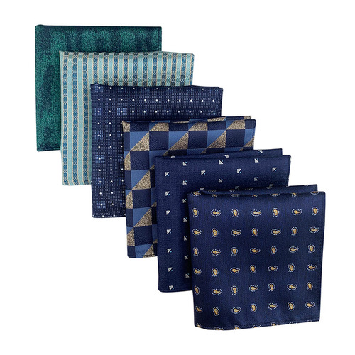 Men's Handkerchief Square  Polyester Fashion Floral Plaid Dot Suit Pocket Square