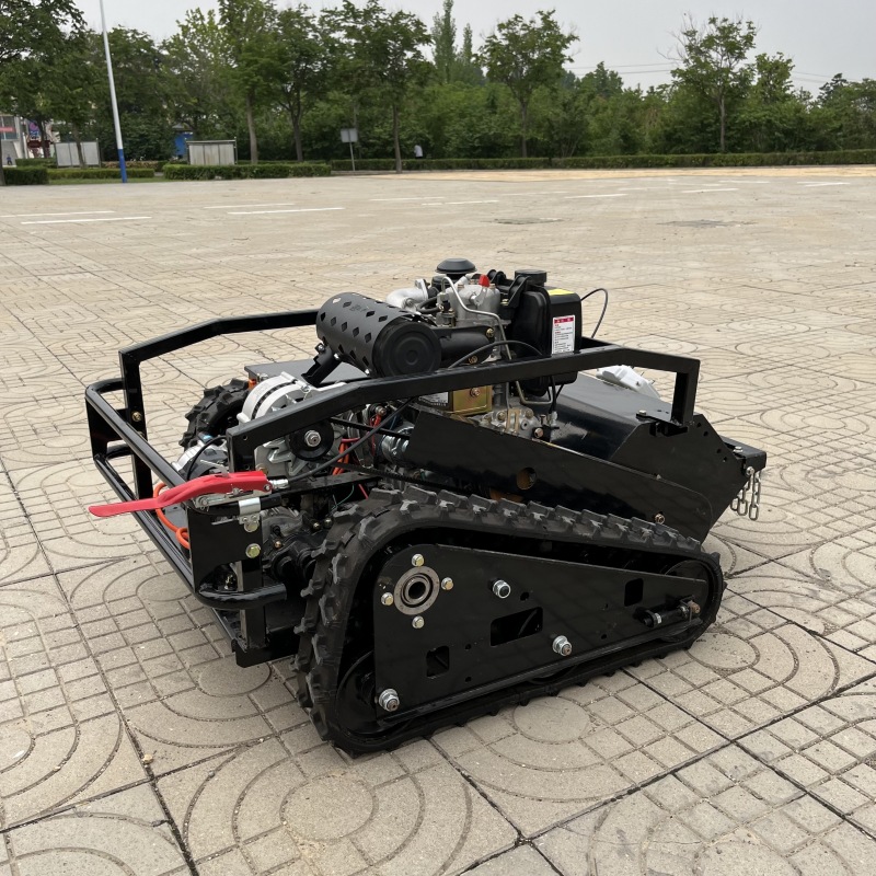 大功率果园遥控碎草机 汽油柴油动力无刷割草机 小型农用除草机