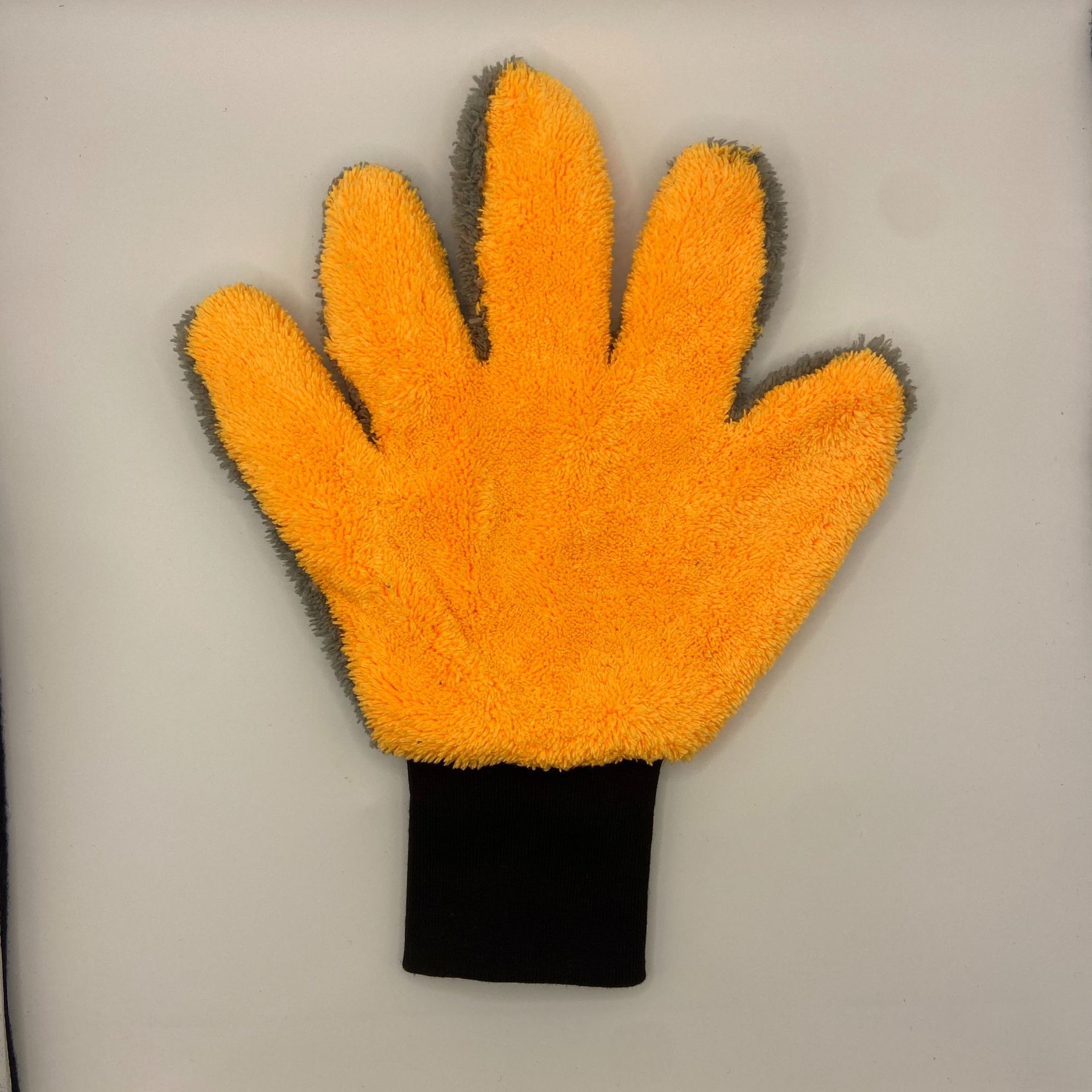 Car Wash Gloves, Double-Sided Five-Finger Thick Plush Car Cleaning Brush, Foaming Cleaning Brush for Car Detailing