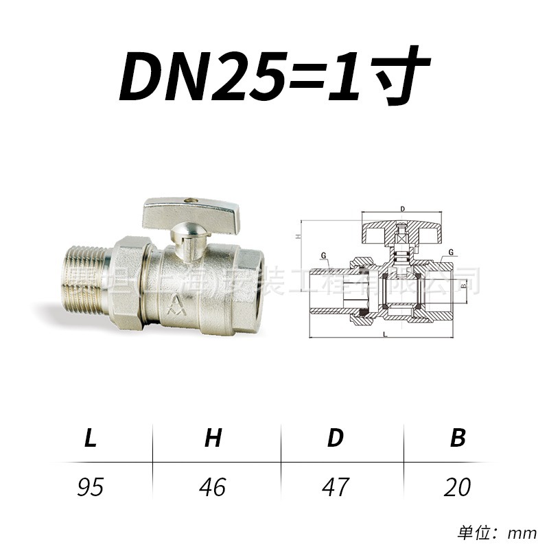 DN25 = 1 인치