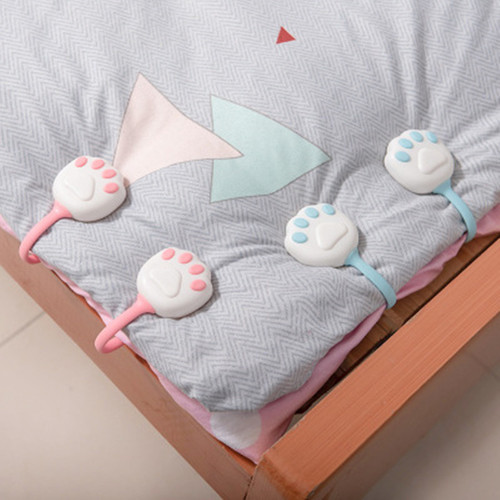 Daily Use Bedsheet Fixer Corner Bed Sheet Cover Bed Covering Anti-Slip Four-Corner Safety Needle-Free Clip
