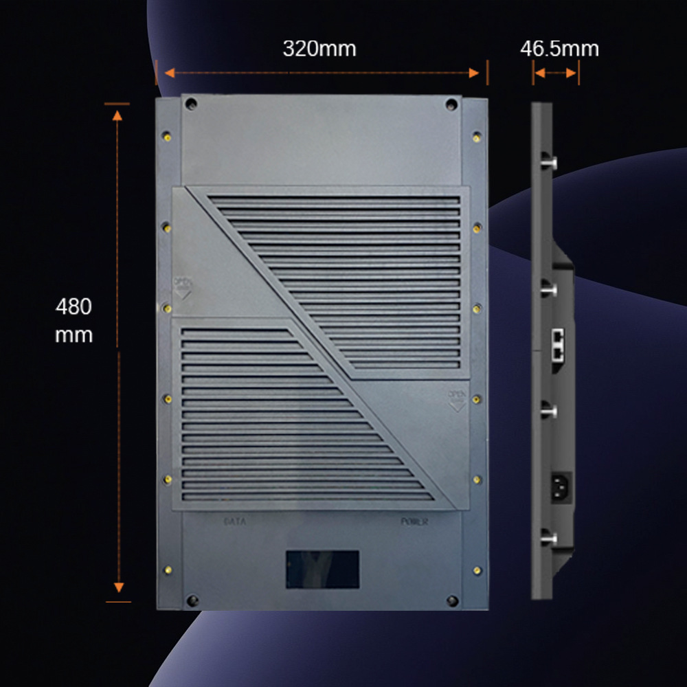 Pantalla LED en color completo interior P1.8 LED pantalla integrada del centro comercial mostrador publicidad led pantalla grande