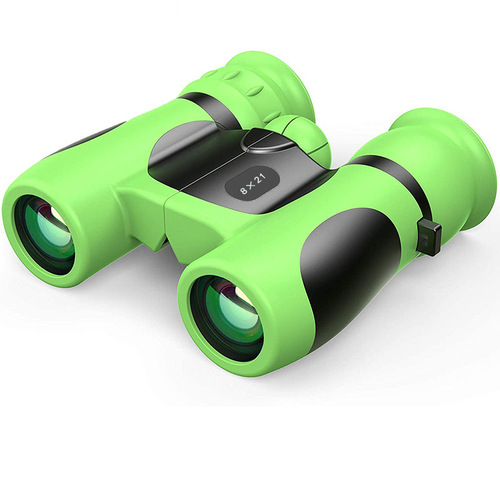 Manufacturer wholesale children's telescope binoculars 8×21 color high-definition high-power straight outdoor handheld observation glasses