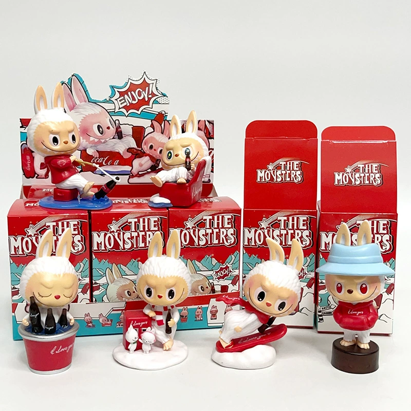 Набор для напитков Букэраву (Coca-Cola Series) фигурки в blind box, стильные игрушки, декоративные элементы на рабочий стол, оптом