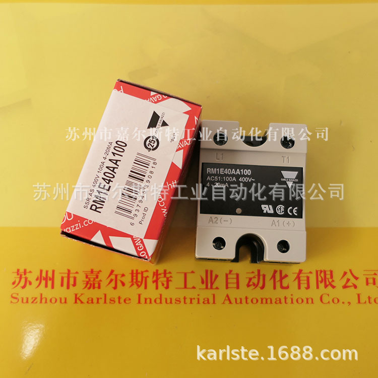 原装正品瑞士CARLO GAVAZZI佳乐RM1E40AA100固态继电器质保一年