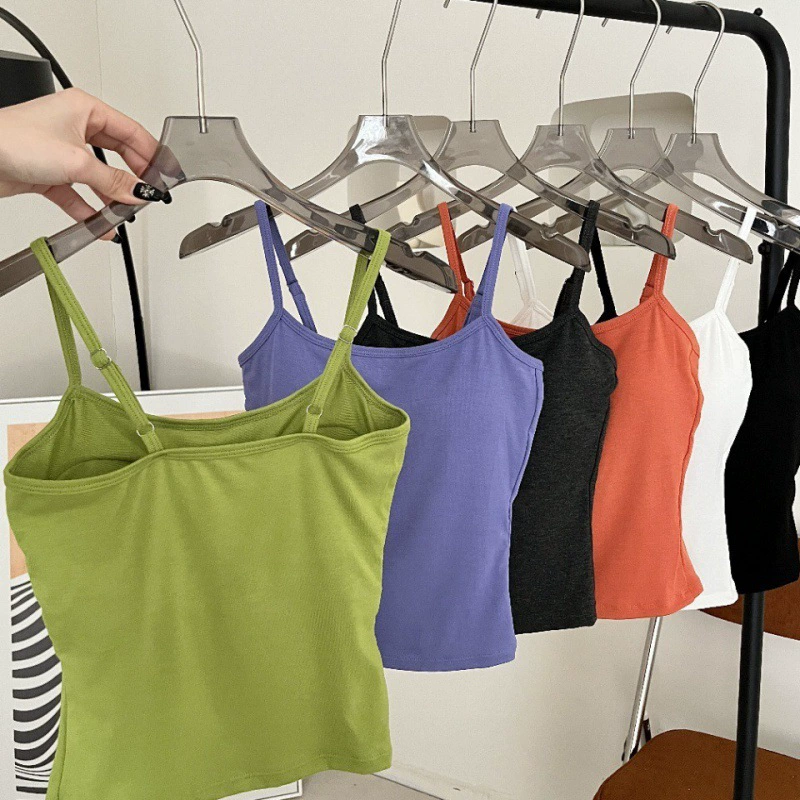 Summer adjustable straps, universal breast pads, bra top, beautiful back