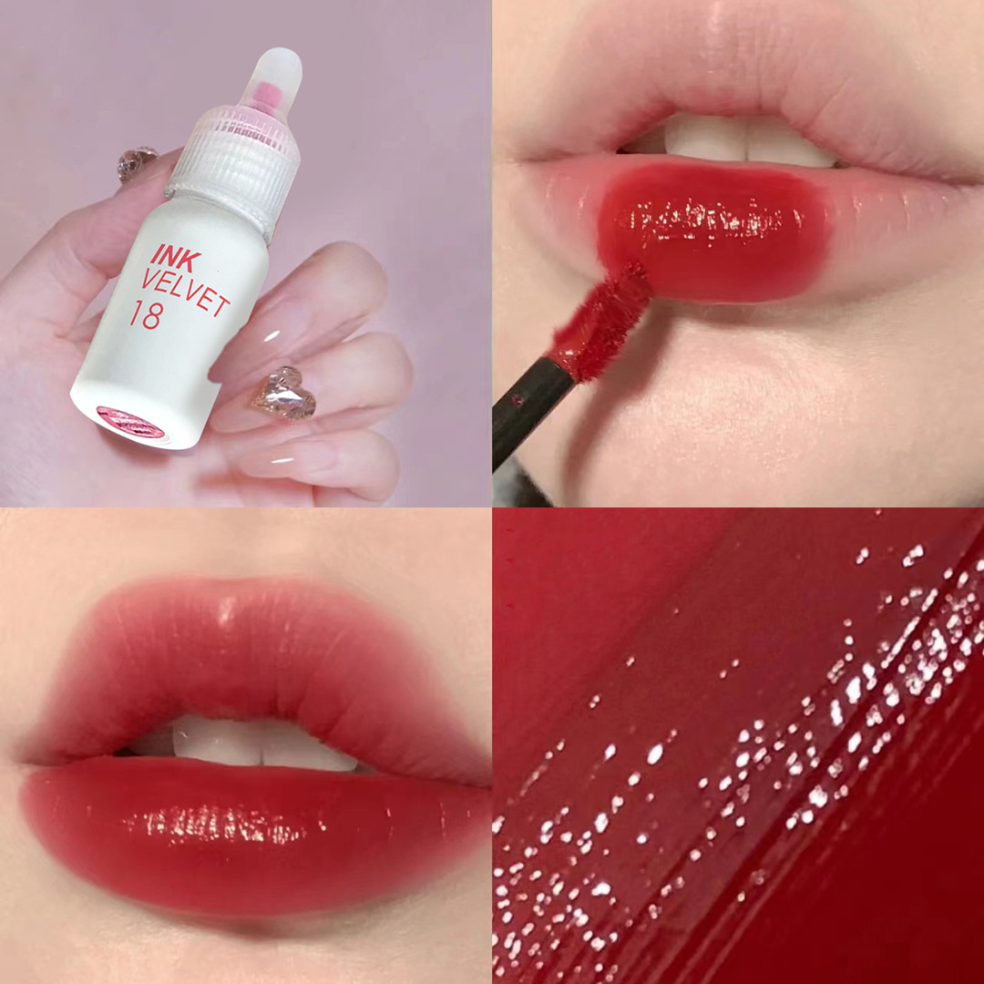 Daimanpu, botella de algodón blanco de leche, esmalte labial hidratante, esmalte labial blanqueador duradero.
