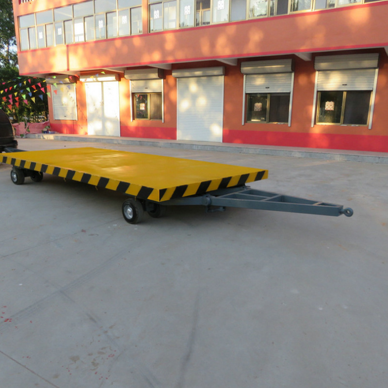 厂区100转运平板拖车大平板1运输车载重平板拖车可选吨