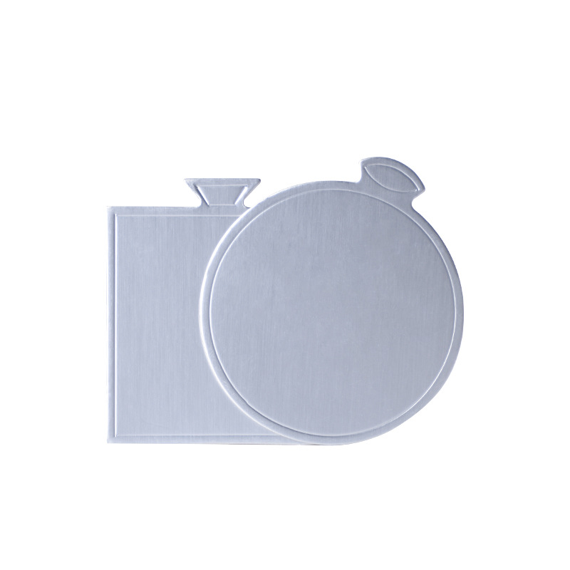 Vinny Bakery Small Silver Card Food-Grade Cake Pads Mousse Western Pastry Pads 100 Sheets/Bag Multi-Layer Cake Pads