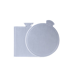 Vinny Bakery Small Silver Card Food-Grade Cake Pads Mousse Western Pastry Pads 100 Sheets/Bag Multi-Layer Cake Pads