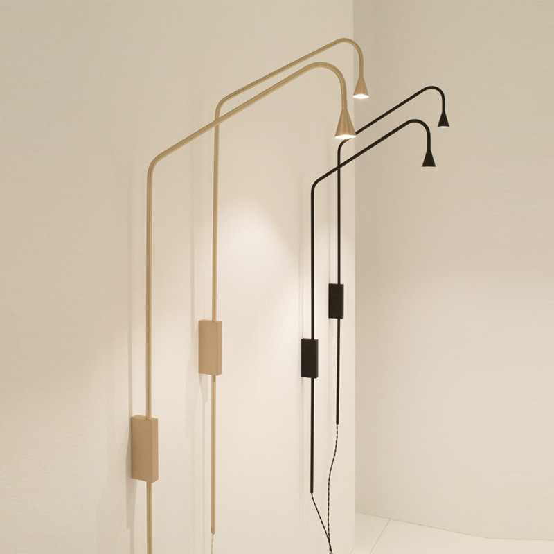 Dormitorio muy creativo cabecera lámpara de cama mesa de cabecera piso simple viento moderno lámpara de pared Zhongshan led cabecera lámpara de piso norte