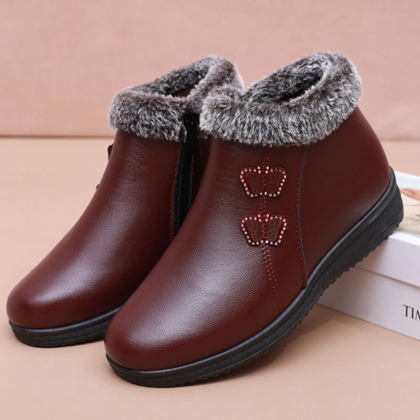 Insulated keep warm non-slip low boots