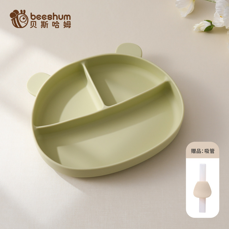 라이트 로터스 그린 [분할 디너 플레이트]