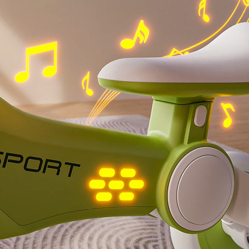 Children's three-wheeled bike 2-4-6 years old balance bike push-along for kids multifunctional lightweight foldable skater