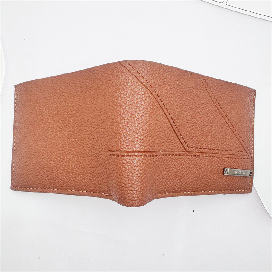 Kort herrplånbok Dubbel läderbotten utan spänne herrplånbok_voghion.com