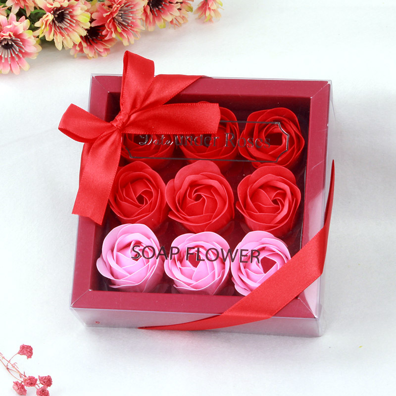 Romantic Pastoral Rose Soap Flower Party Date Festival Bouquet display picture 2