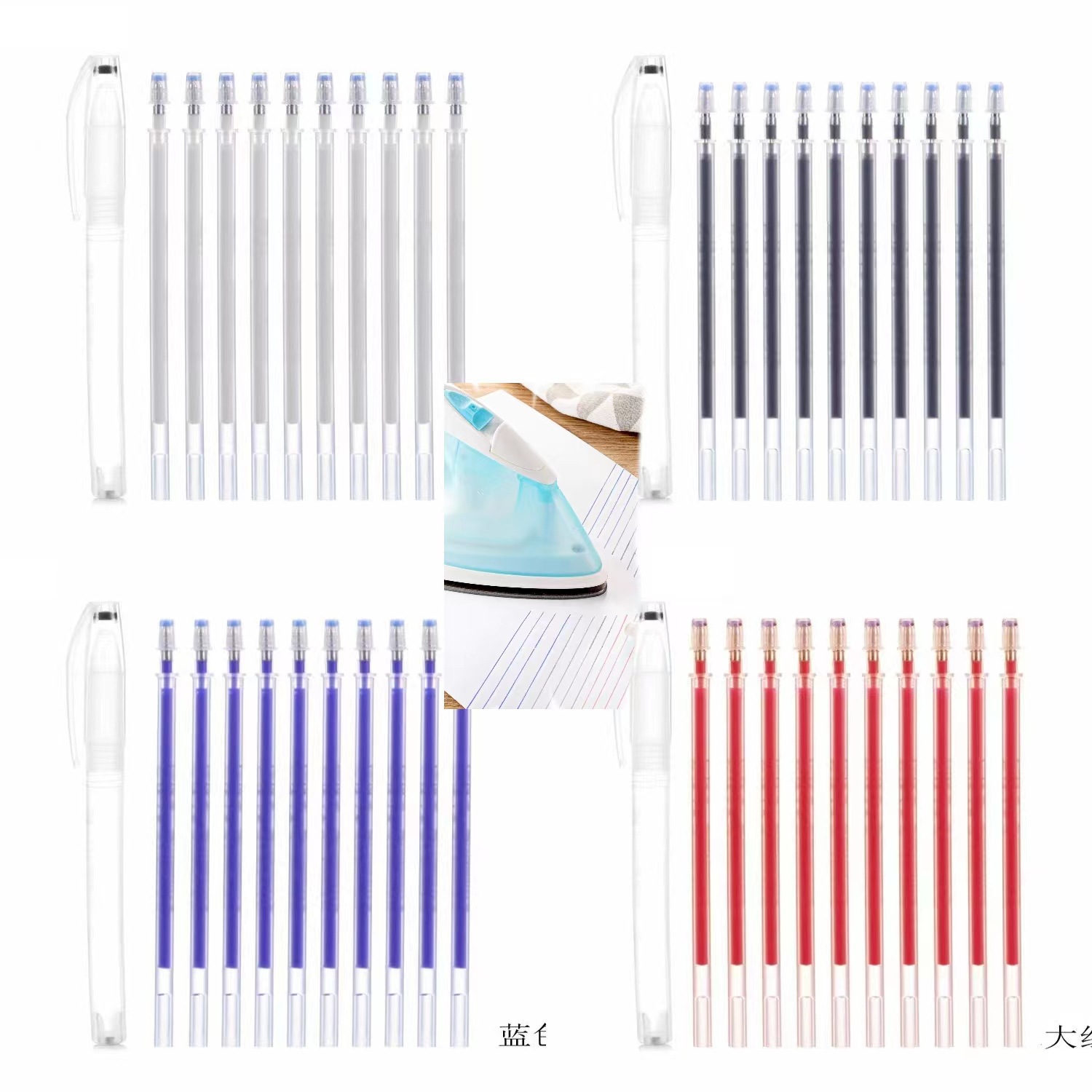 Ropa especial alta temperatura perdida pluma costura stroke pluma DIY textil marcador de cuero marca planchar desaparecer