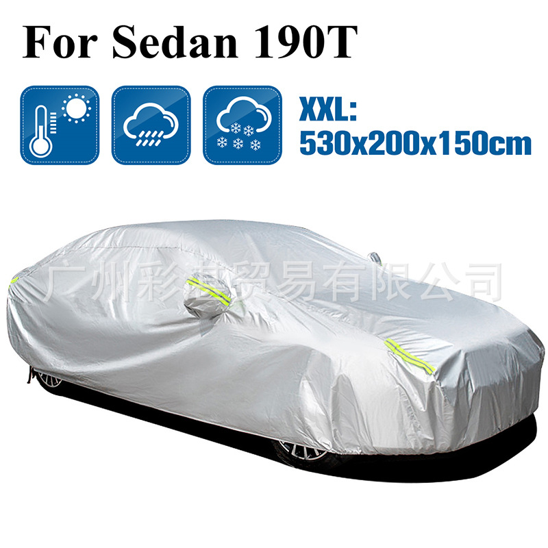 Cross-Border Waterproof, Dustproof and Snowproof Oxford Cloth Suv Sedan Pickup Car Cover Waterproof and Sunproof