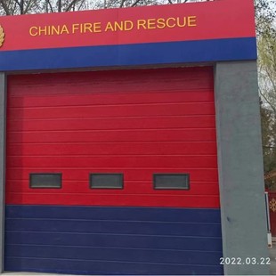 Fire Station Fire Brigade Garage Door Rolling Shutter Door Fast High Speed Rolling Shutter Door Large Size Rolling Shutter Door Automatic Rolling Shutter