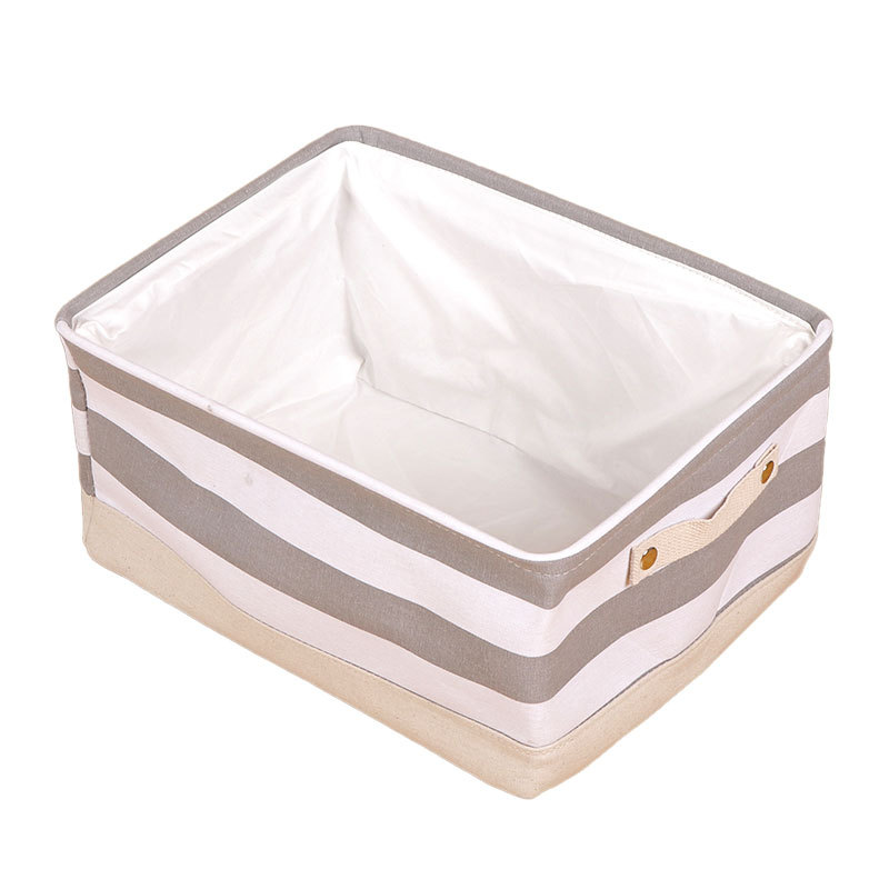 Gran cesta de almacenamiento cuadrada de algodón y lino artículos para el hogar almacenamiento cesta de lavandería cesta de almacenamiento de algodón y lino al por mayor