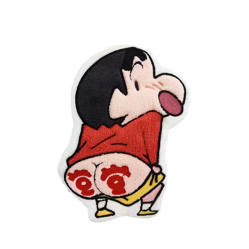 クレヨンしんちゃんハンドタオル厚みのあるコーラルベルベット刺繍かわいい漫画ソフト吸収性糸くずの出ないハングハンドタオル|undefined