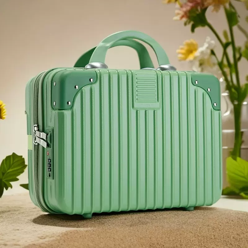 厂家直销14寸手提箱化妆箱包结婚必备伴手礼密码箱旅行小箱子