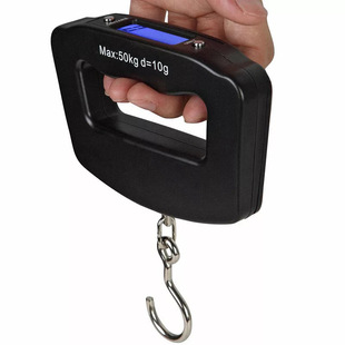 Mini Portable Scale, Luggage Scale, Household Scale, Convenient Hook Scale, Mouth-Shaped Digital Scale, Weighing 50kg, Factory Direct Supply
